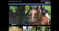 Desktop Screenshot of equestrianinfluence.com